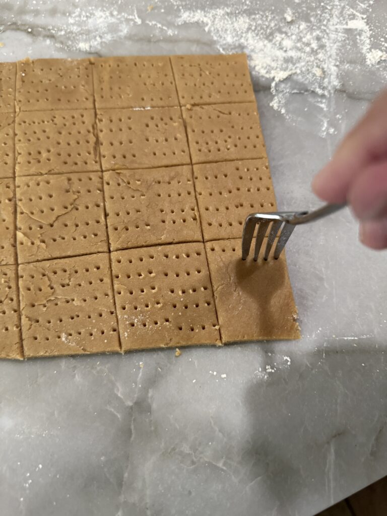 Graham cracker dough