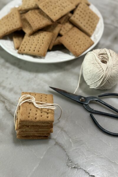 Graham Crackers Using Fresh Milled Flour
