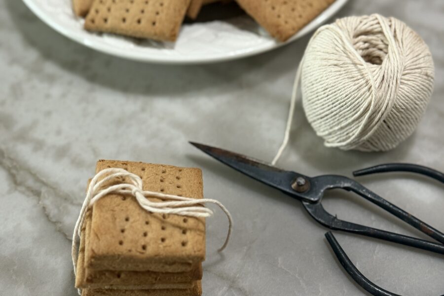 Graham Crackers Using Fresh Milled Flour