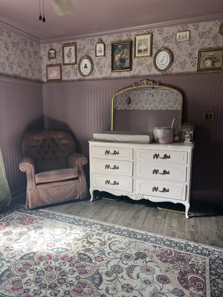 Vintage Baby Girl Nursery