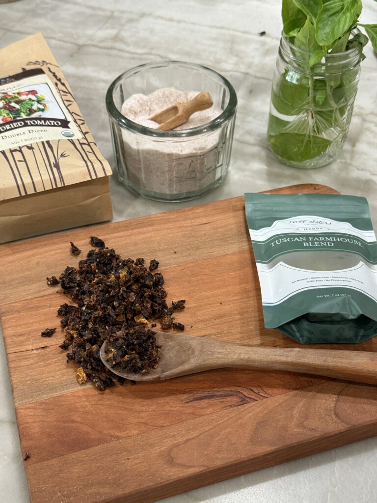 Salt sisters, Sundried tomatoes