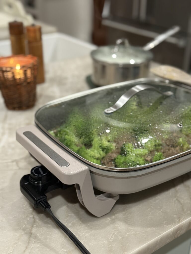 Electric skillet non-toxic cookware