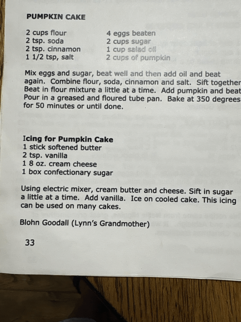 Pumpkin Bundt Cake