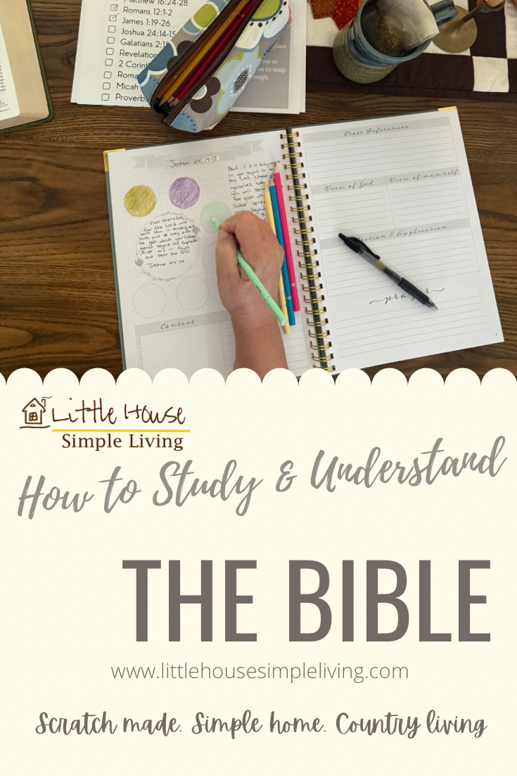 How to study and understand the Bible. 