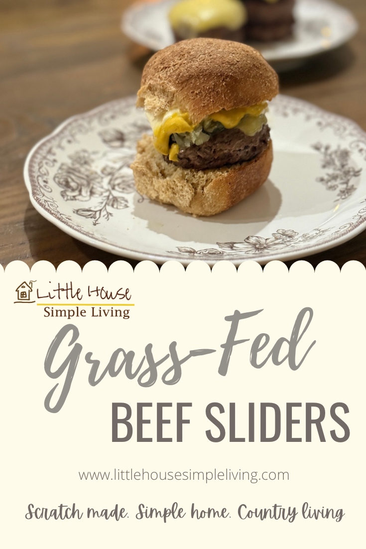 Grass-fed beef sliders

