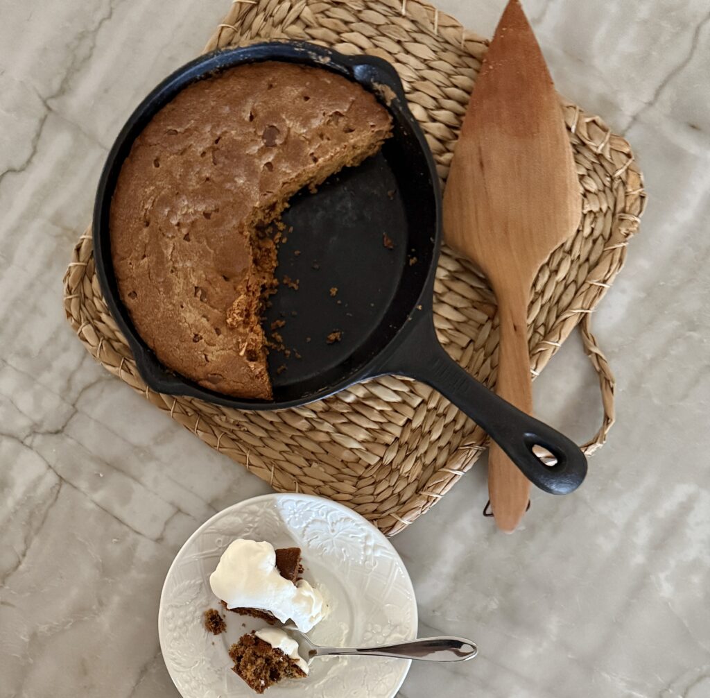 Chocolate chip skillet cookie