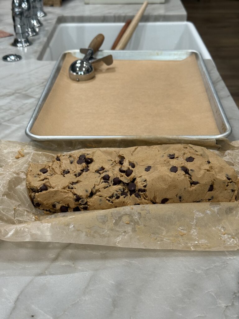 Chocolate chip cookie dough