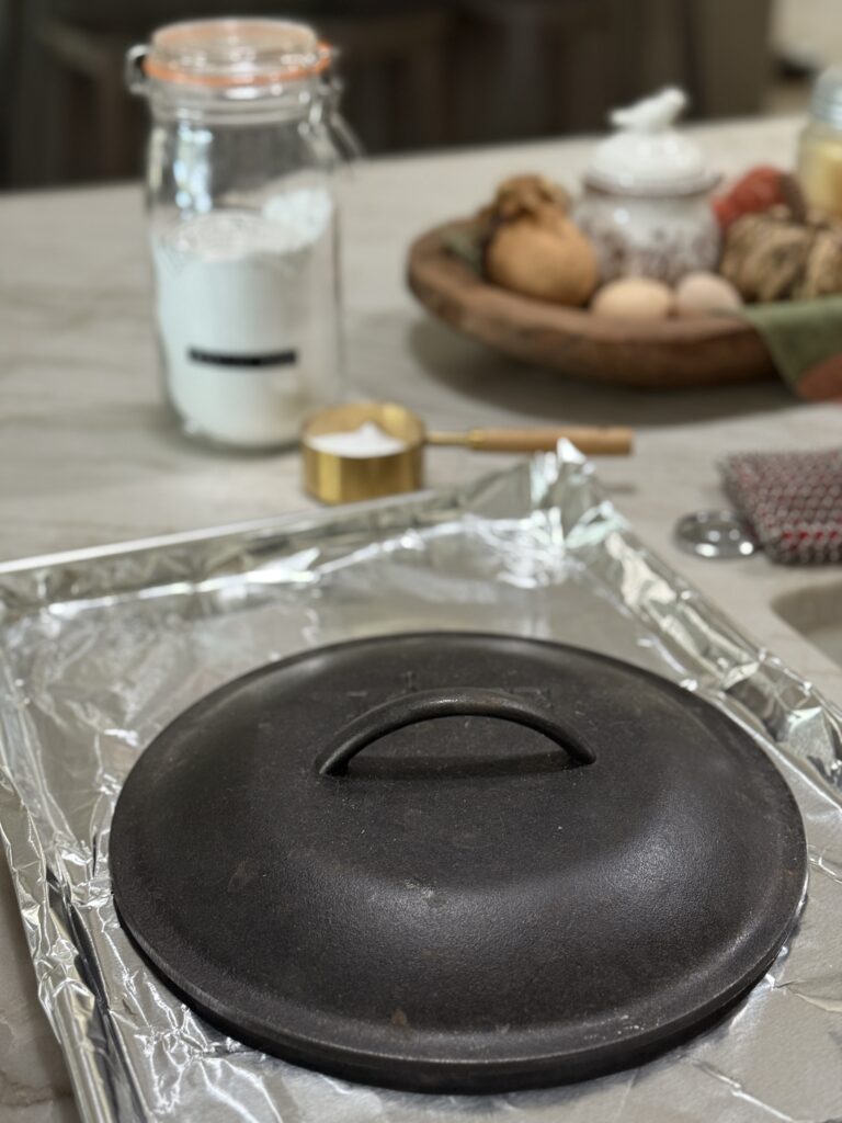 Clean rust from cast iron