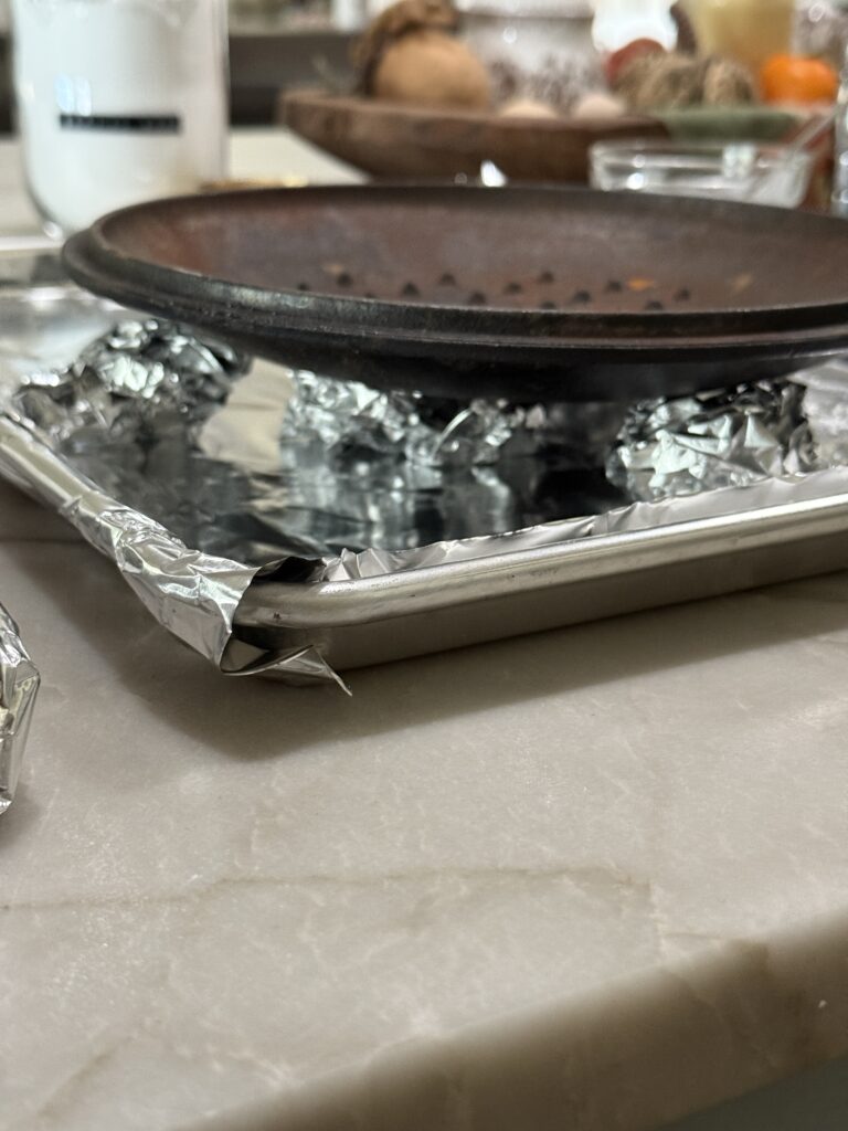 Clean rust from cast iron