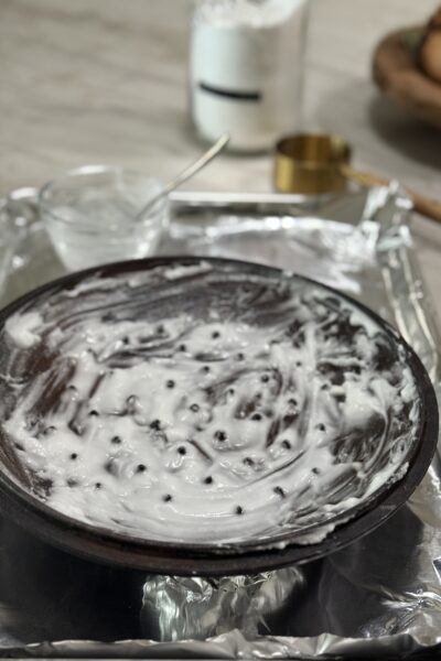 Clean rust from cast iron