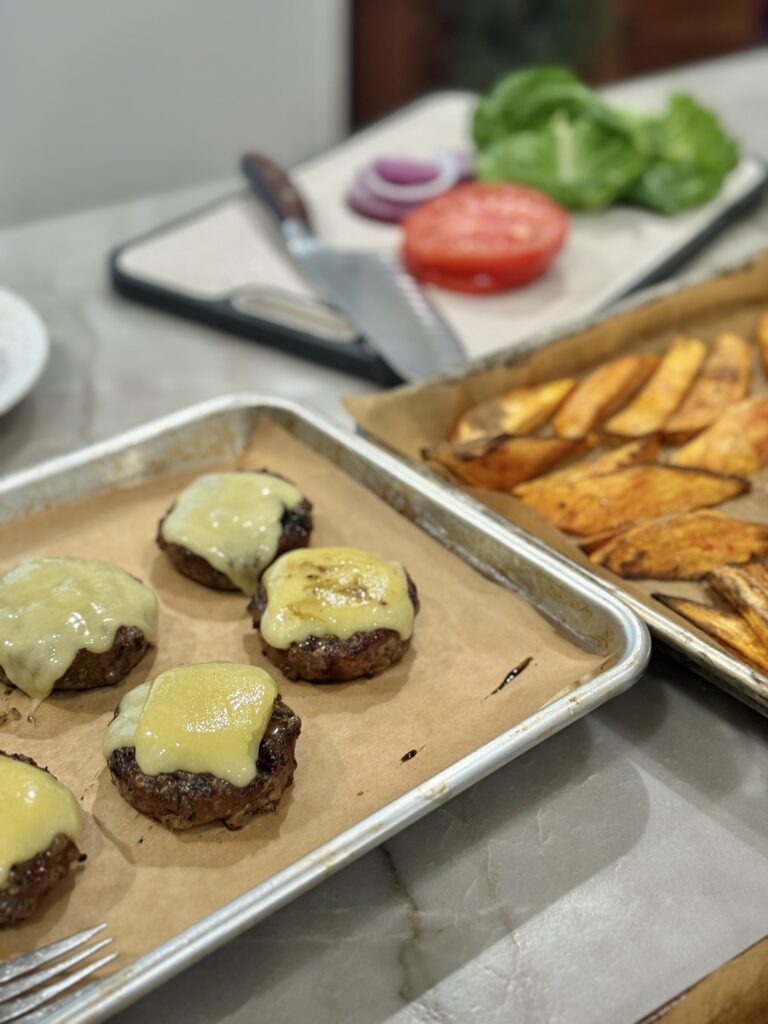 Grass-fed beef sliders