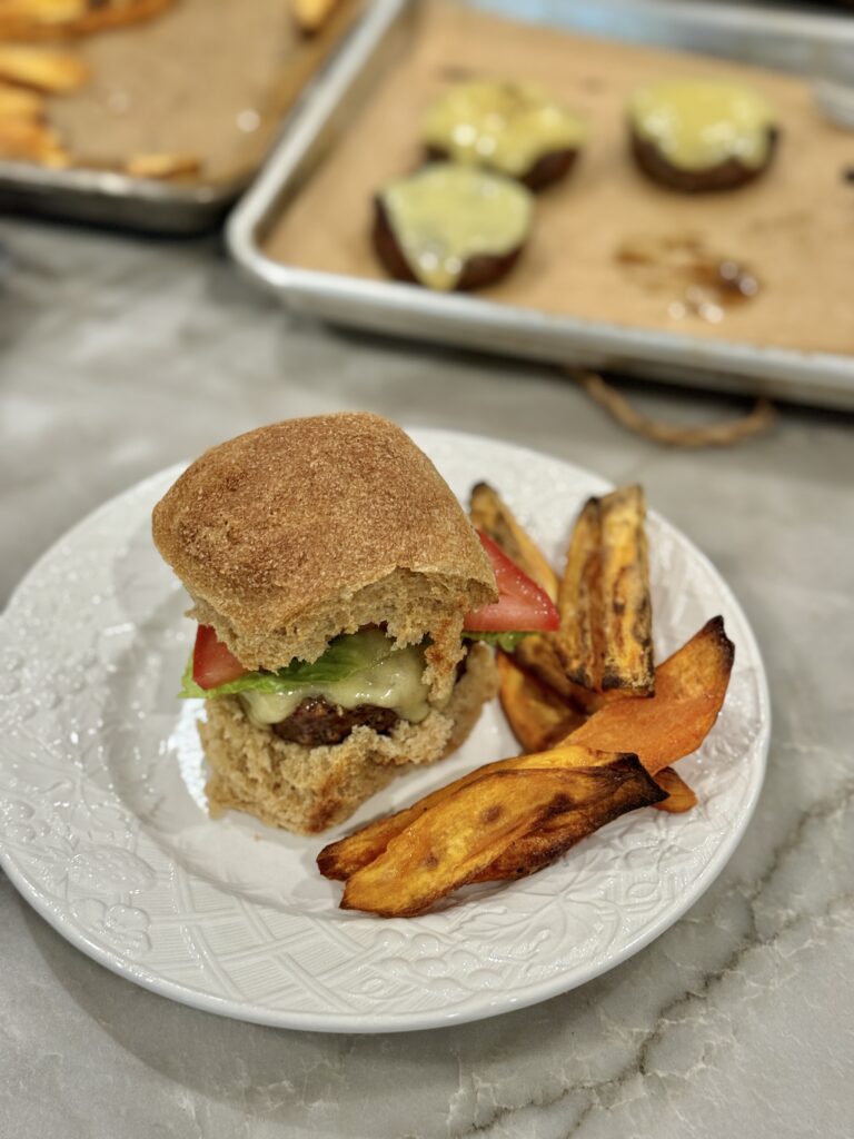 Grass-fed beef sliders