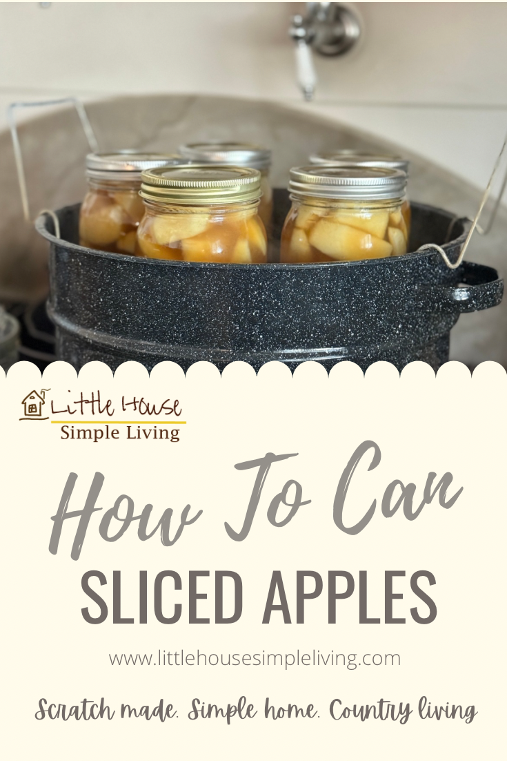 How to can sliced apples