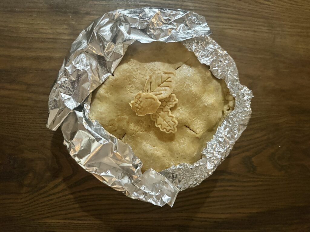 Old-fashioned apple pie