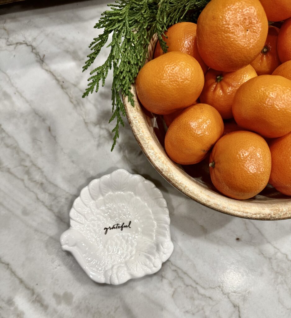 Fresh Orange holiday topiary