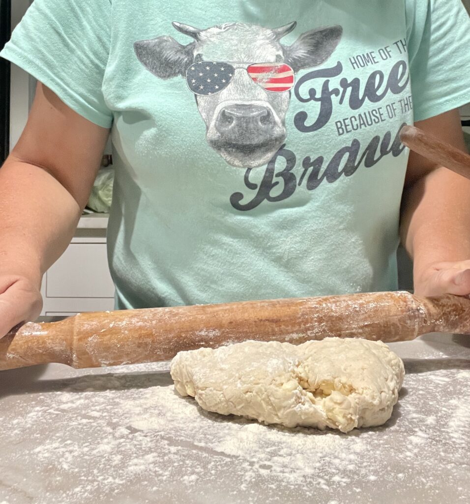 Flaky pie dough using fresh milled flour