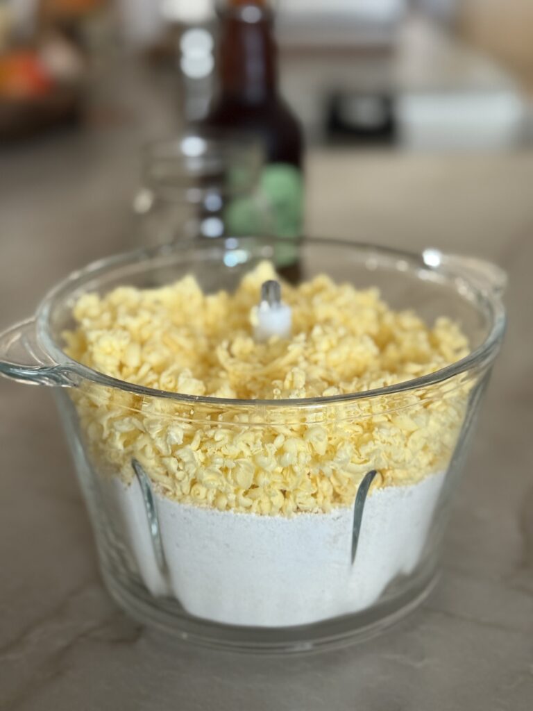 Flaky pie dough using fresh milled flour