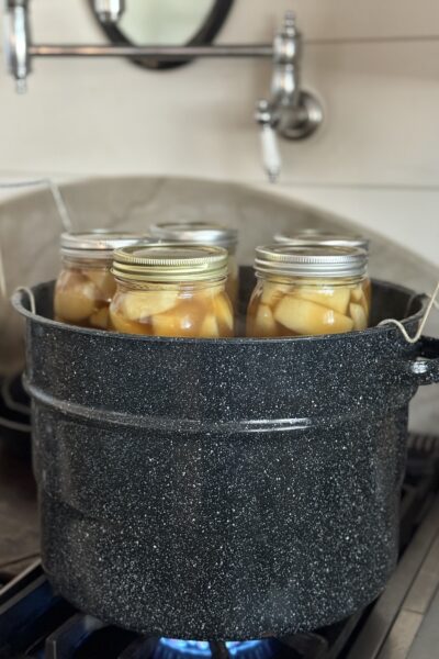 How to can sliced apples