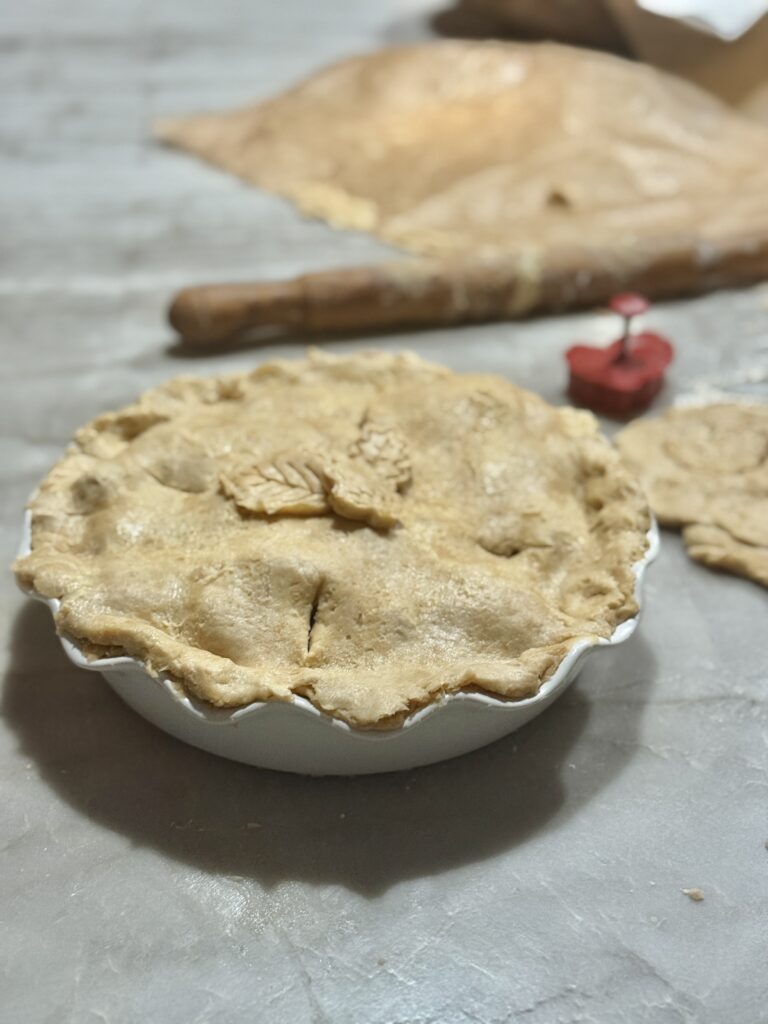 Old-fashioned apple pie