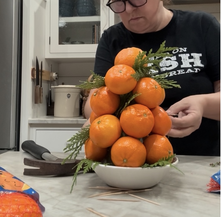 Fresh Orange Topiary