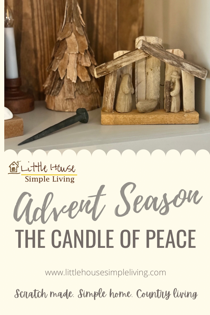 Advent season - the candle of peace