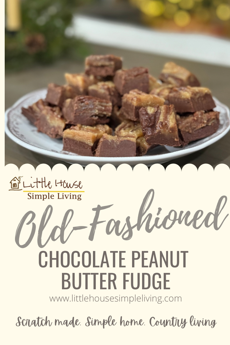 Old-fashioned chocolate peanut butter fudge
