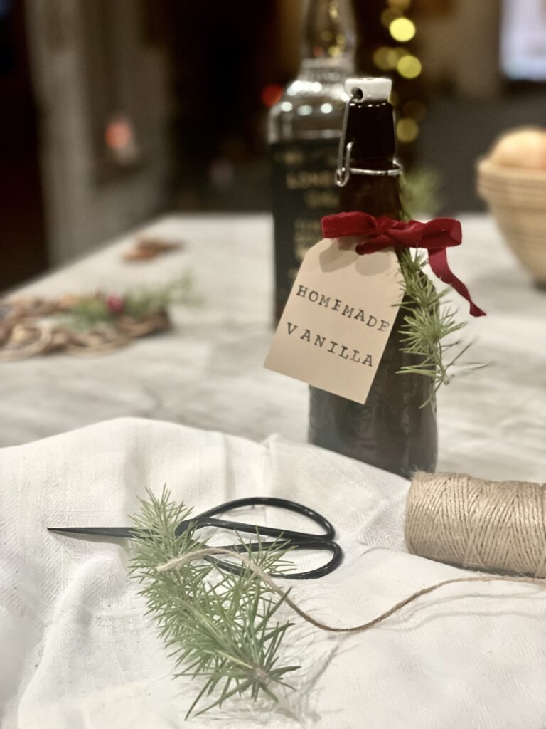 Vanilla extract Cozy Homemade Christmas Gifts
