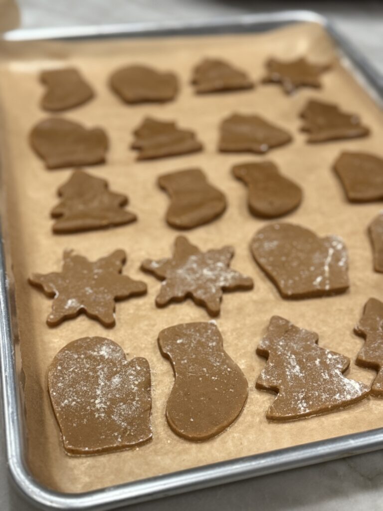 Christmas cutout cookies