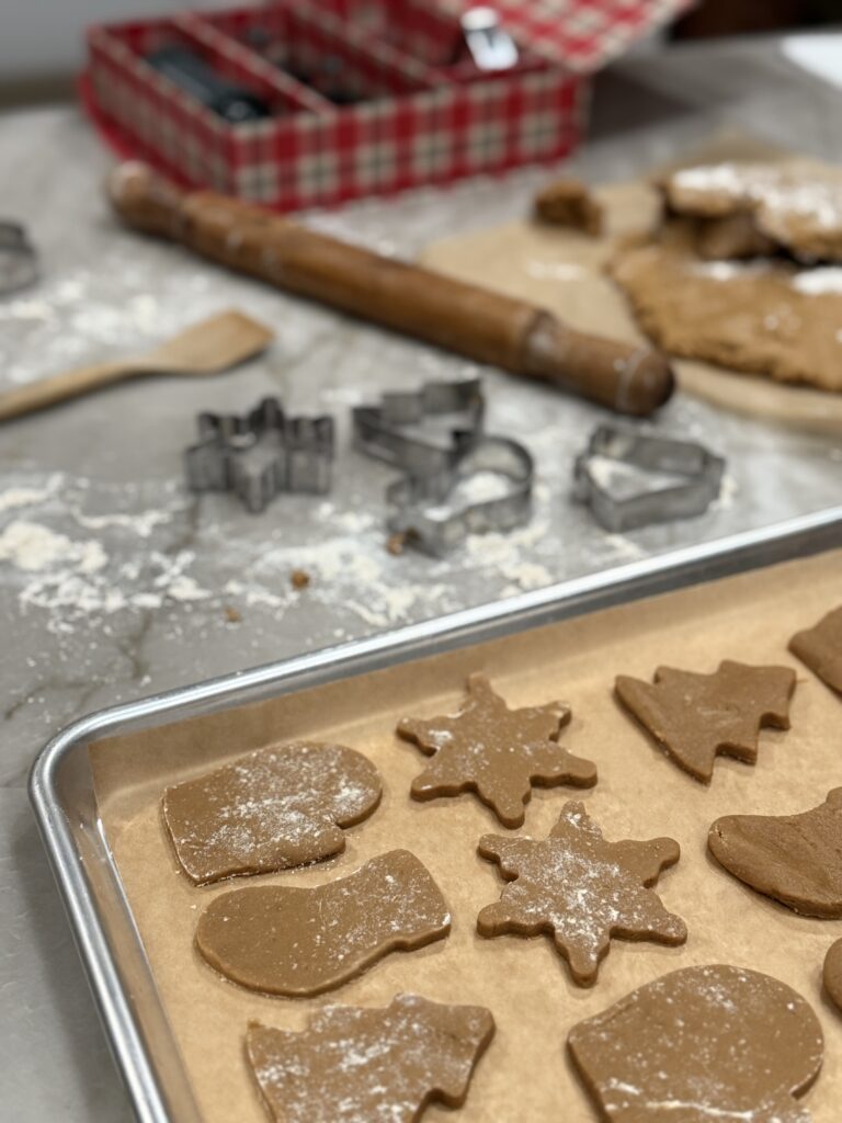 Christmas cutout cookies