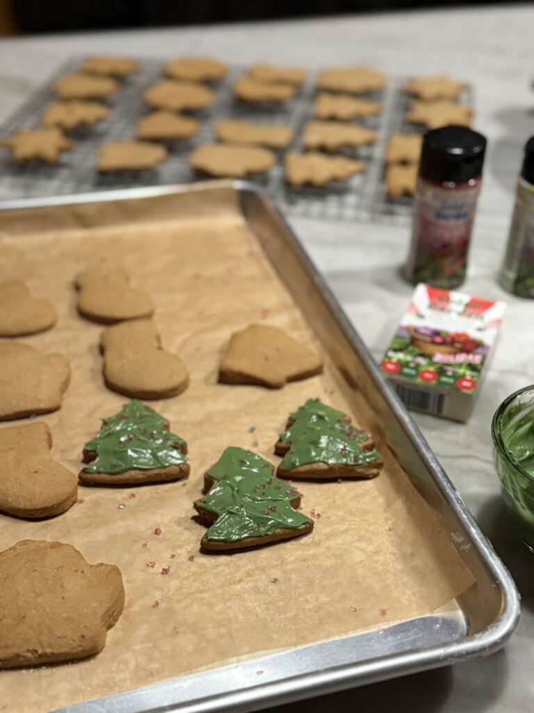 Christmas cutout cookies