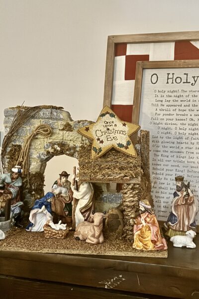 Advent season candle of love