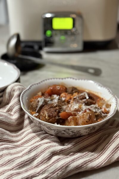 Harvest meatball stew