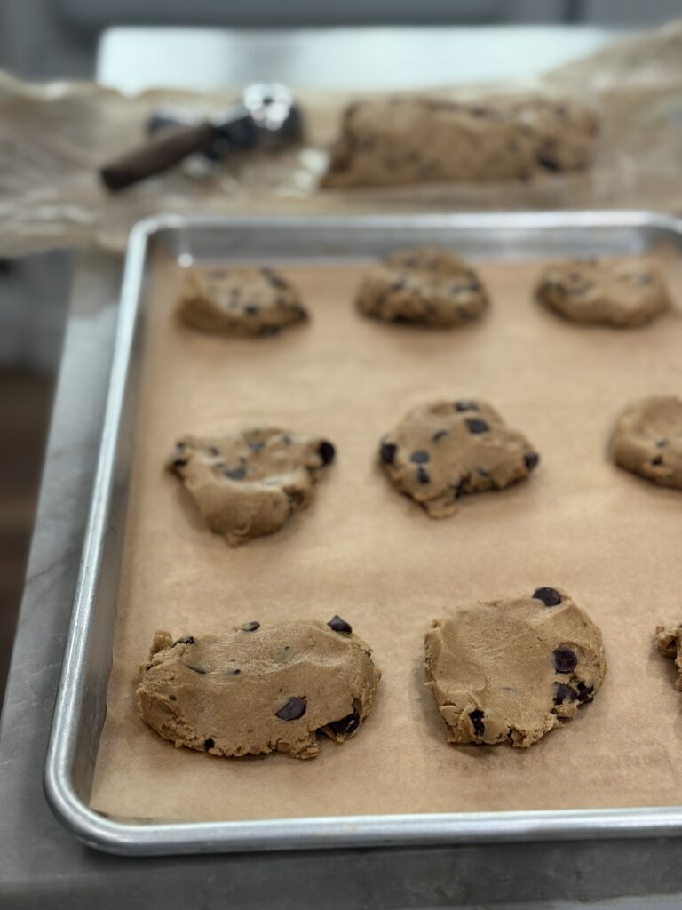 Brown butter chocolate chip cookies 