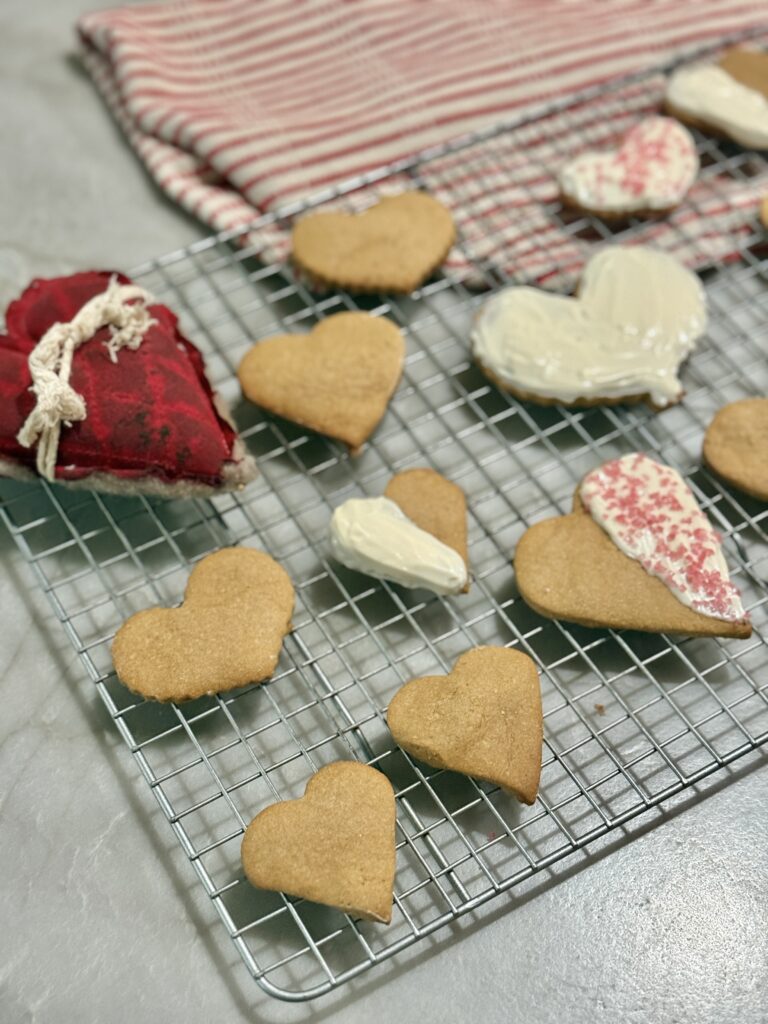 Heart shaped cookies
