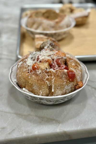 Sourdough bread bowls