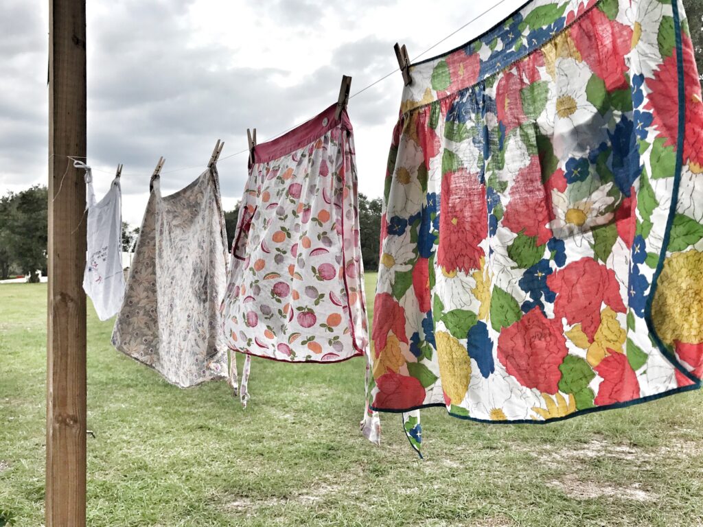 Old-fashioned aprons