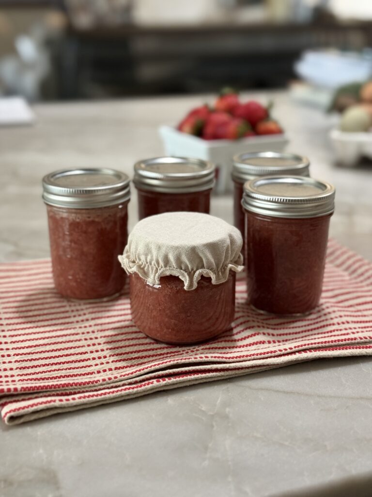 Strawberry vanilla jam