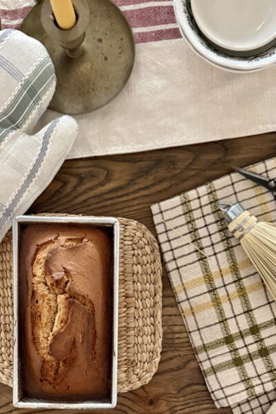 Lemon sour cream pound cake