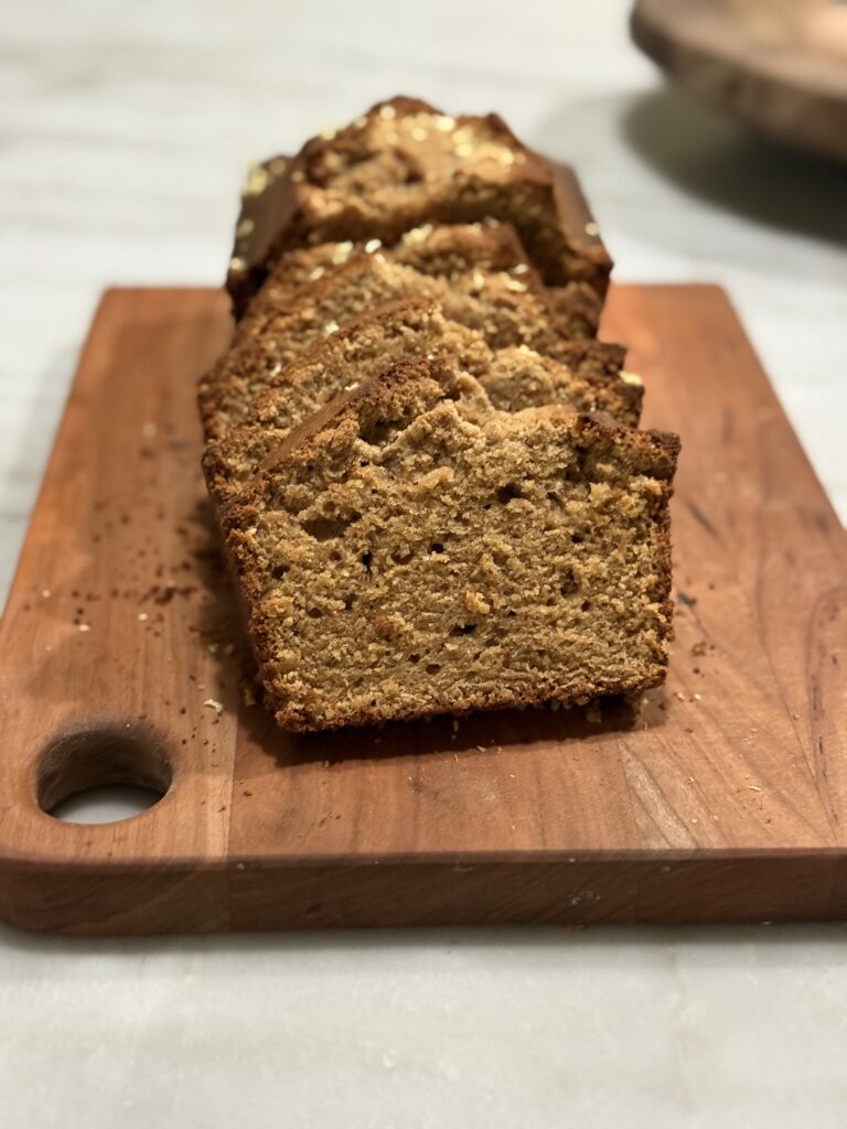 Lemon sour cream pound cake with lemon zest