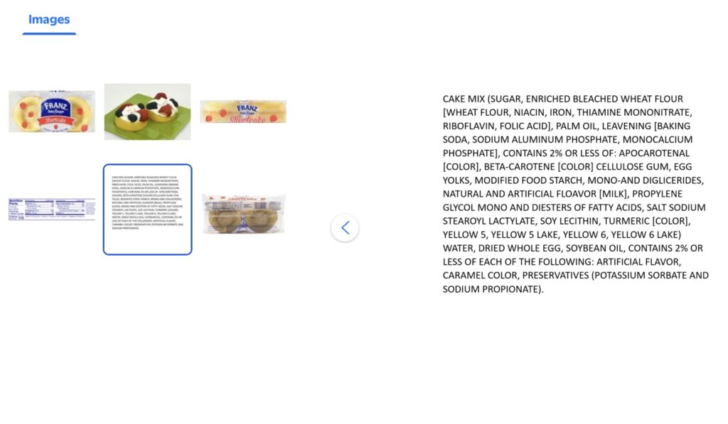 Frank shortcake cups