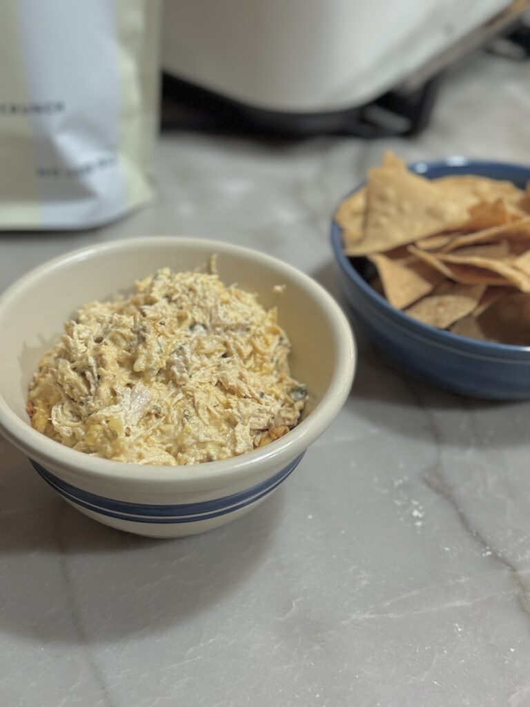 Hot buffalo chicken dip