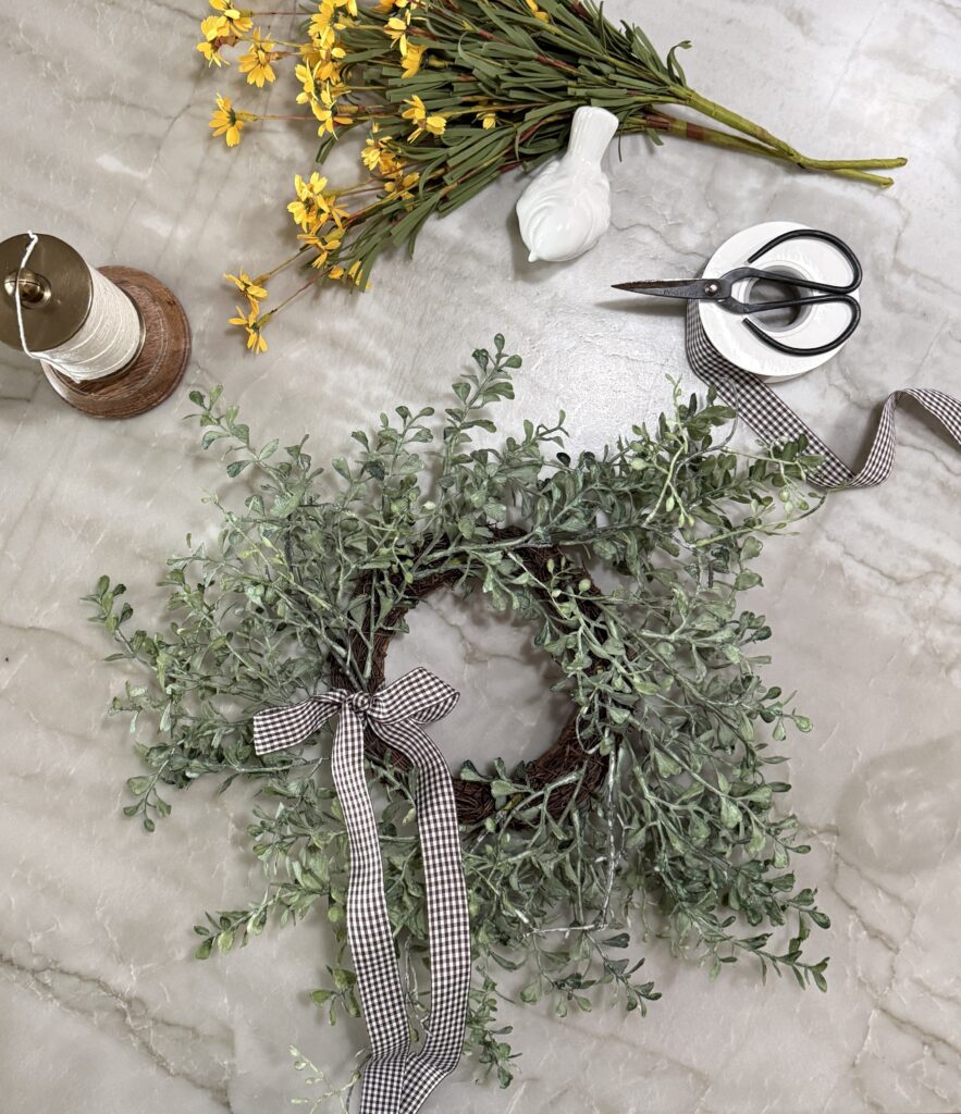 Cottagecore spring wreath