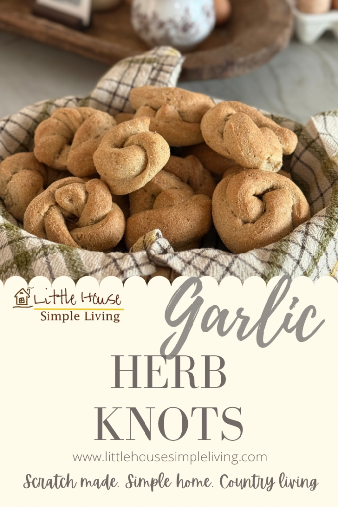 Garlic herb knots
