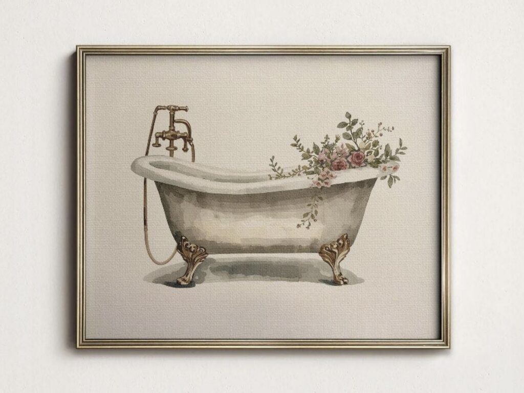English cottage prints