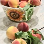 How to freeze fresh picked peaches