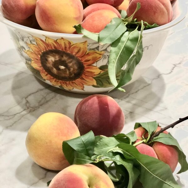 How to freeze fresh picked peaches