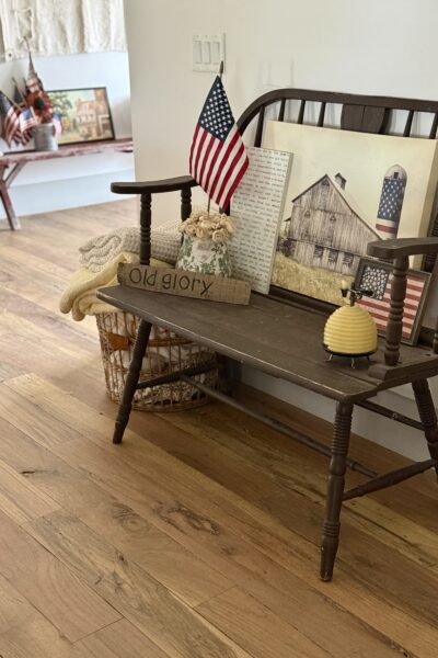 DIY vintage looking flags