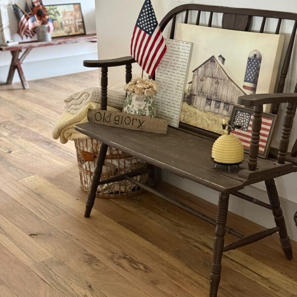 DIY vintage looking flags