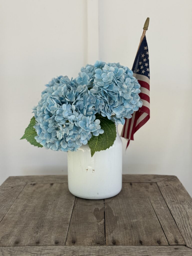 Patriotic front porch decor