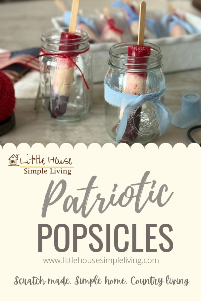 Patriotic popsicles Pinterest 